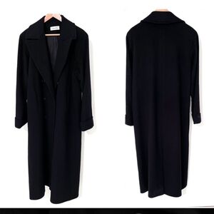 🔥CALVIN KLEIN Vintage Full Long Merino Wool Coat